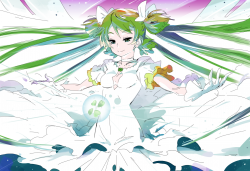 Ёцуба в образе Мадоками из «Madoka Magica»